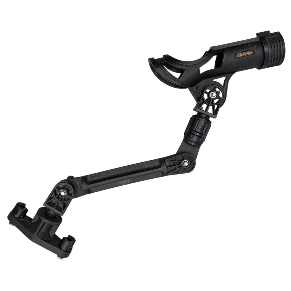 Cabelas Adjustable Fishing Rod Holder Scotty Extension Arm and Mount Kayak boat